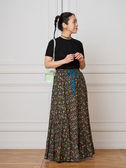 IENA LA BOUCLE プレイドシャギーウールシャツコートのコーディネート