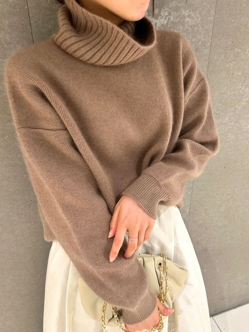 SLOBE IENA シャンブレータフタランダムタックスカート シャンブレータフタランダムタックスカート（その他スカート）｜SLOBE