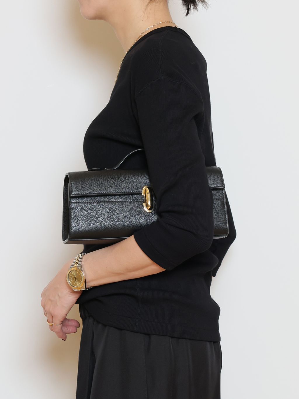 SAVETTE/サヴェット】SLIM SYMMETRY POCHETTEのコーディネートスナップ