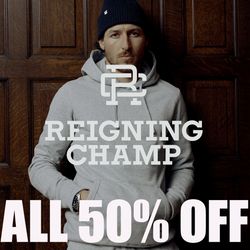 REIGNING CHAMP FINAL SALE 50％OFF 絶賛開催中！大人気の定番パンツ