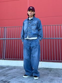 クラフトデニム 12oz トラッカージャケットのコーディネートスナップ