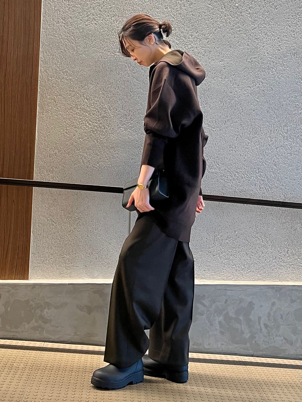 フーディー ミニワンピースのコーディネートスナップ（Mio）｜Plage