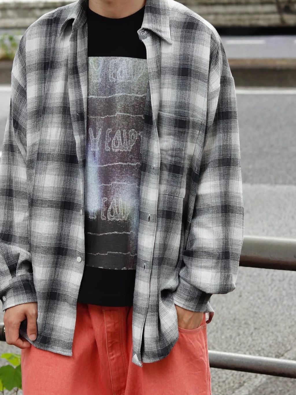 ROTOL / ロトル Dry Ombre Wide Shirtのコーディネートスナップ