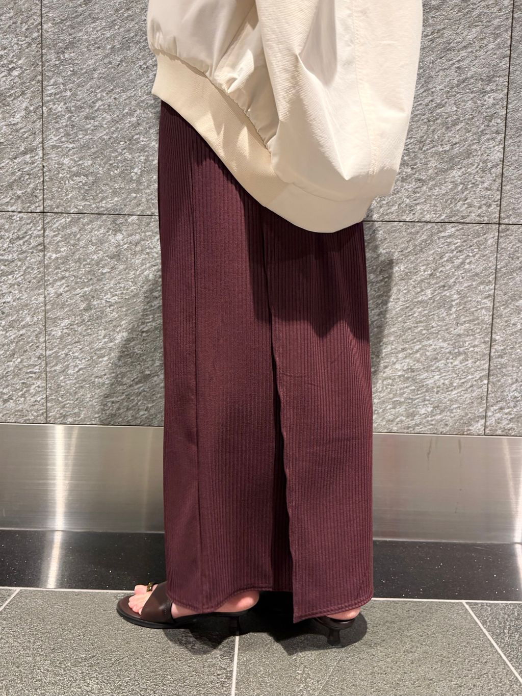 ハイツイストダブルクロスMA-1ブルゾンのコーディネートスナップ（riho