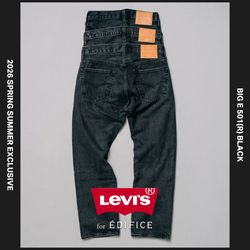 Levi's(R) for EDIFICE】別注501(R)ブラックデニム｜追加分の通常販売