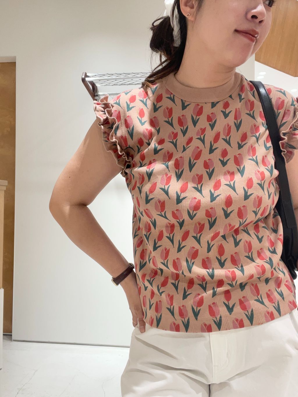HOLIDAY*miller PRIB FRILL TANKのコーディネートスナップ（Mase