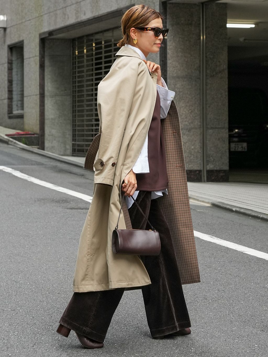 MACKINTOSH/マッキントッシュ】REVERSIBLE COATのコーディネート