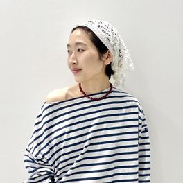 KURO/クロ】別注 クロップドデニムシャツのコーディネートスナップ 