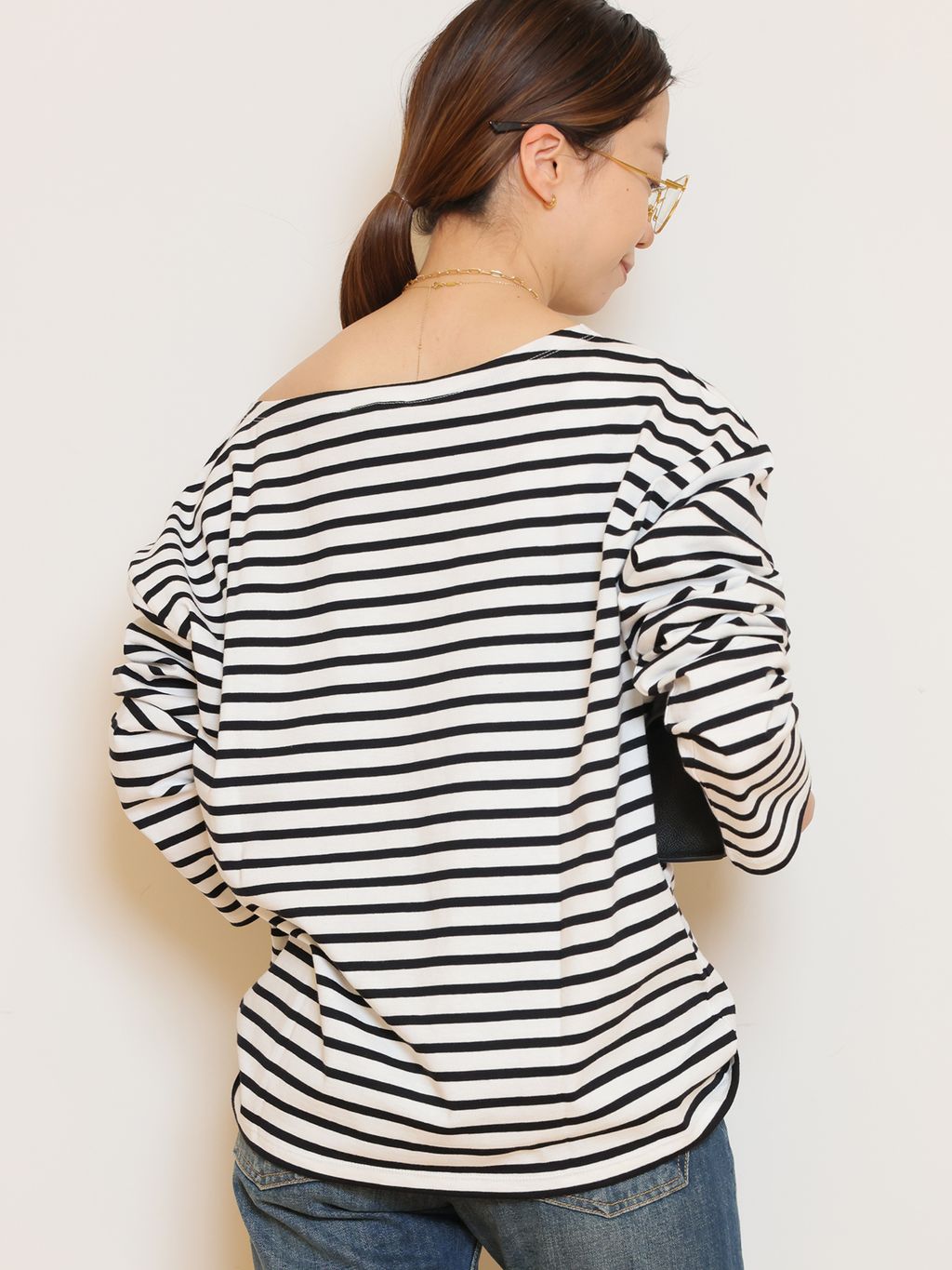 French Stripe Tシャツのコーディネートスナップ（HASE）｜MUSE de