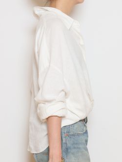 DENIMIST/デニミスト】TWISTED FRONT シャツのコーディネートスナップ
