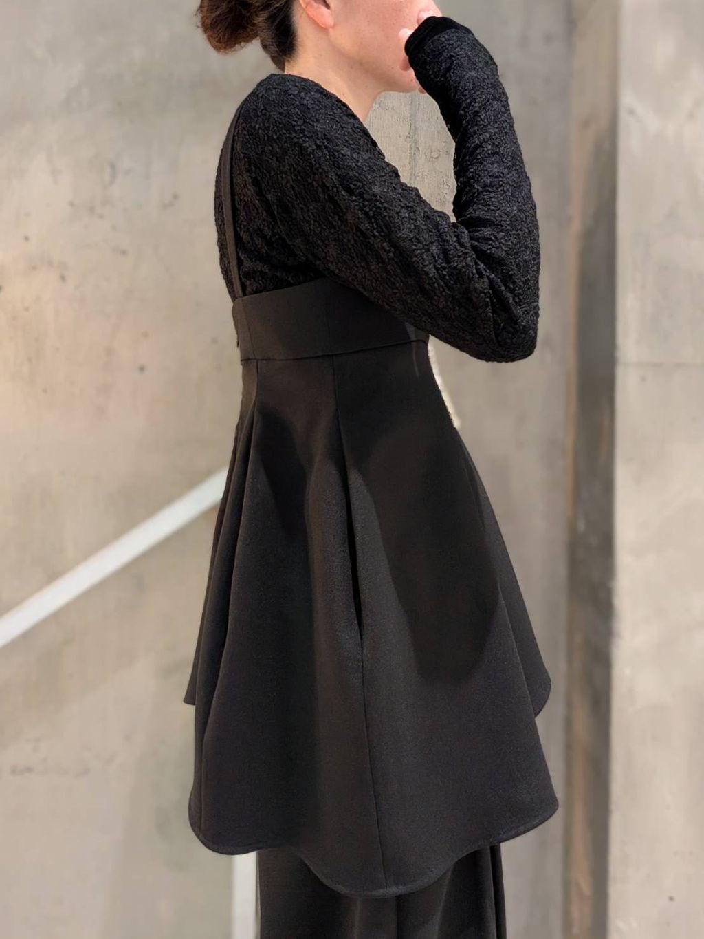 追加予約2》ダブルクロスビスチェのコーディネートスナップ（YUMI