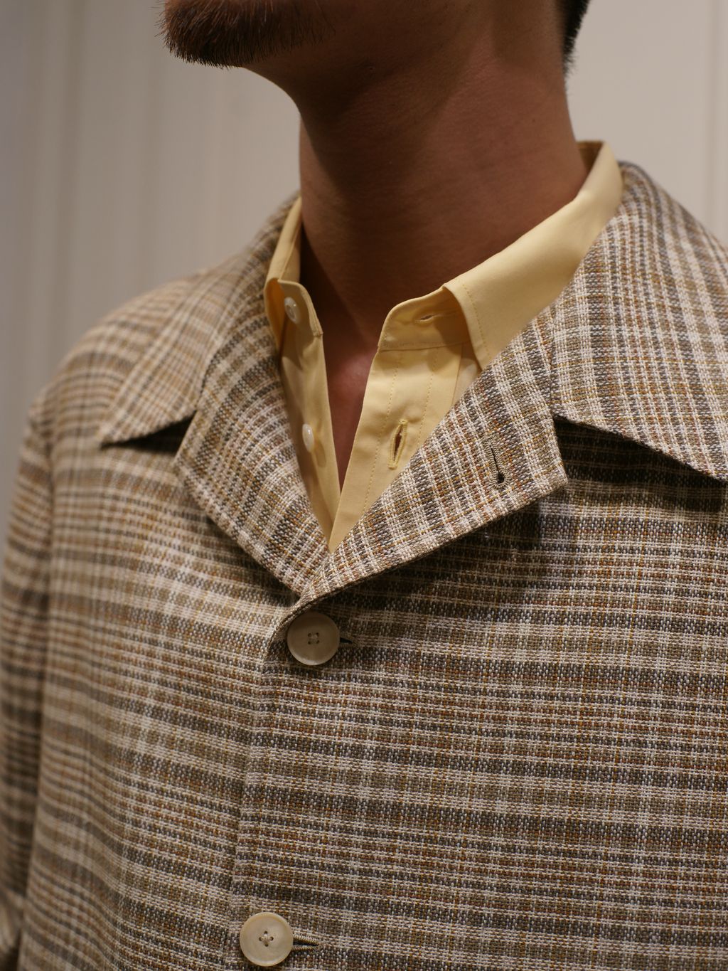 AURALEE (オーラリー) SILK LINEN NEP CHECK JACKETのコーディネート