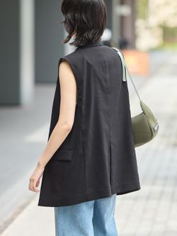アイアスストレッチ ベストのコーディネートスナップ（HORINOUCHI
