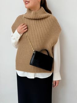 追加》3G片畦ハイネックベストのコーディネートスナップ（aoi）｜NOBLE