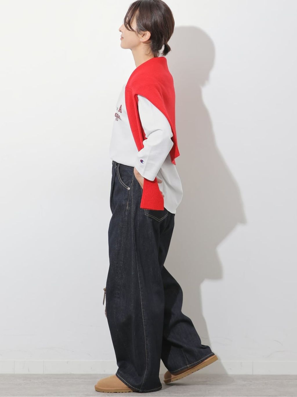 別注【MAKI×Champion/チャンピオン】ロングスリーブTEEの