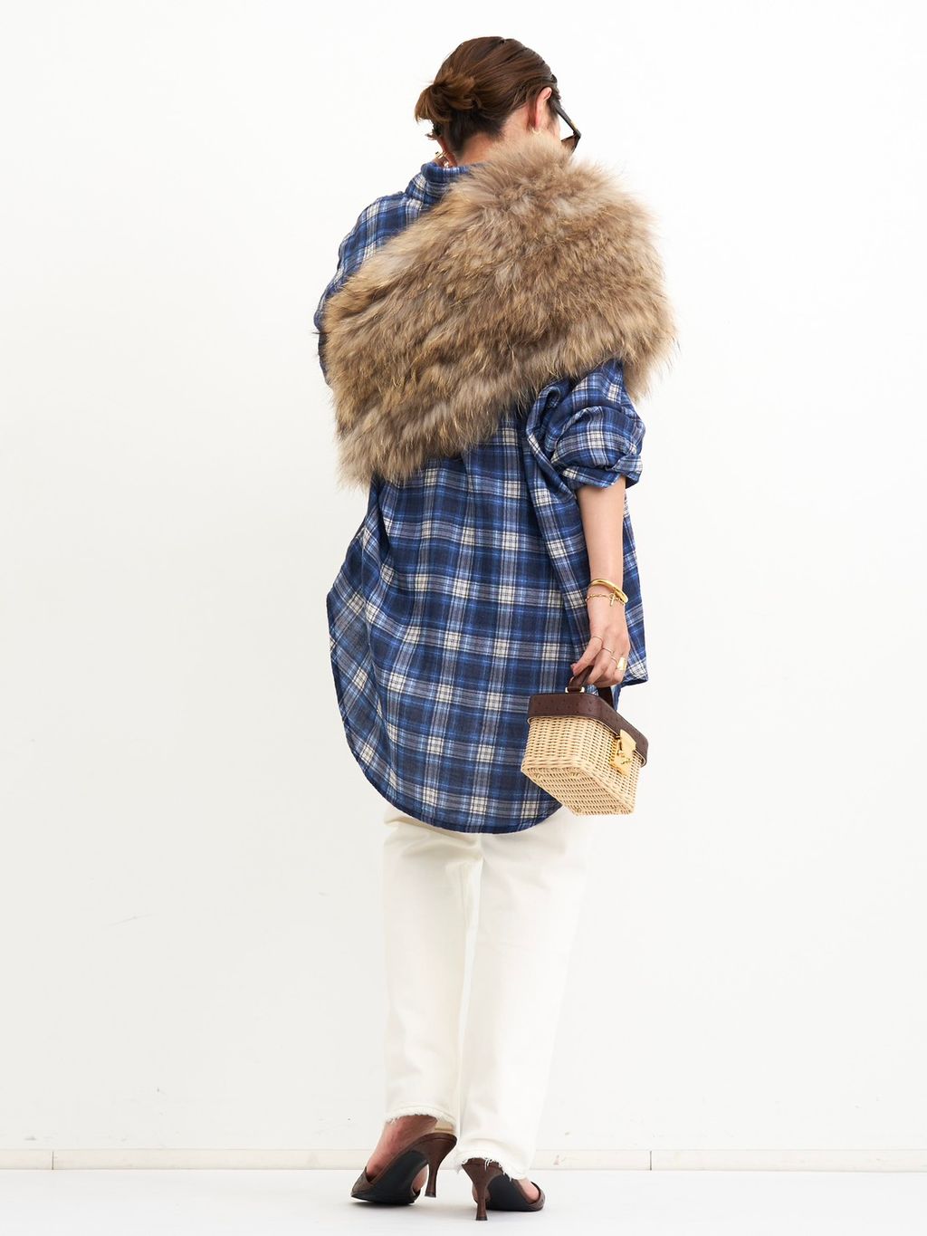 DENIMIST/デニミスト】 BUTTON FRONT SHIRTのコーディネートスナップ