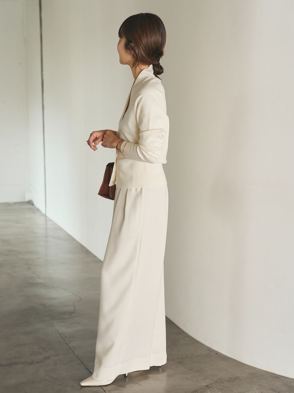 追加予約》washable Flare パンツのコーディネートスナップ（yoshie