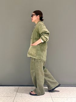 追加》ミリタリークロス カーゴパンツのコーディネートスナップ（R.Y