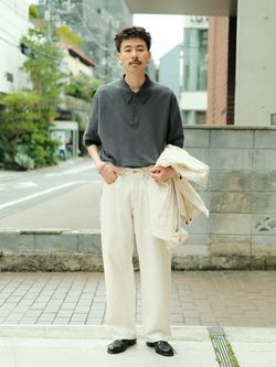 LE / エルイー】SEED STITCH：ポロシャツのコーディネートスナップ