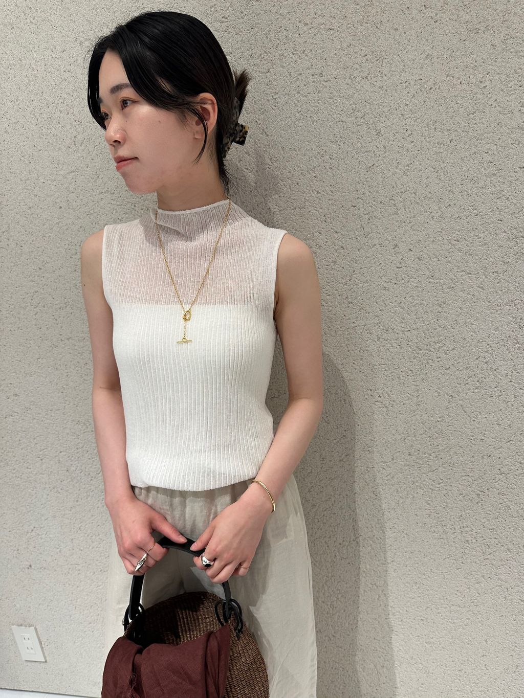 Seamless Bottleneck ニットのコーディネートスナップ（hina）｜Plage