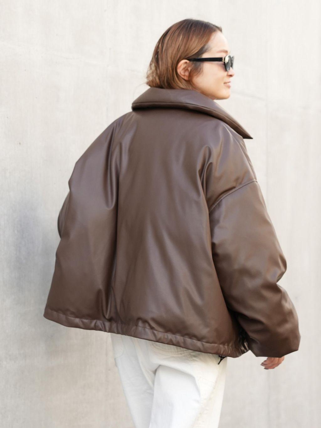 CALUX/キャラクス】SHORT COACH JACKETのコーディネートスナップ（MIZU