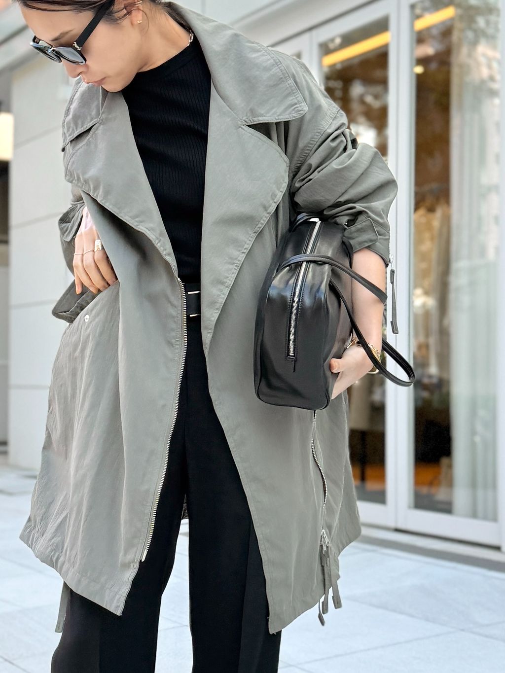 LISIERE MILITARY COATのコーディネートスナップ（PR Sasaki）｜L