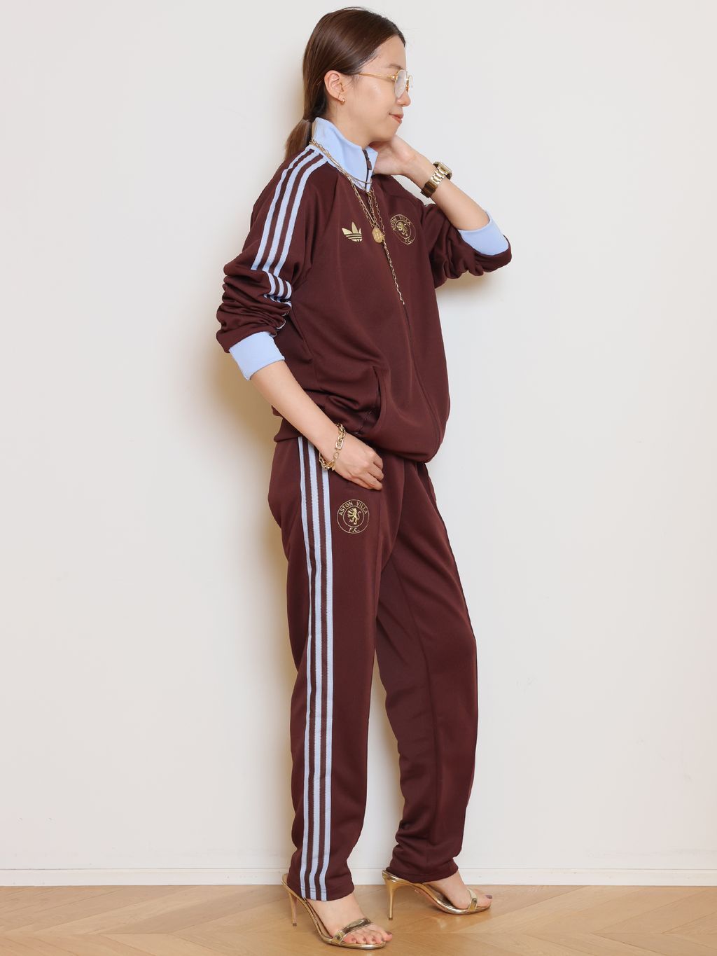 ADIDAS/アディダス】Aston Villa FC TRACK トップのコーディネート