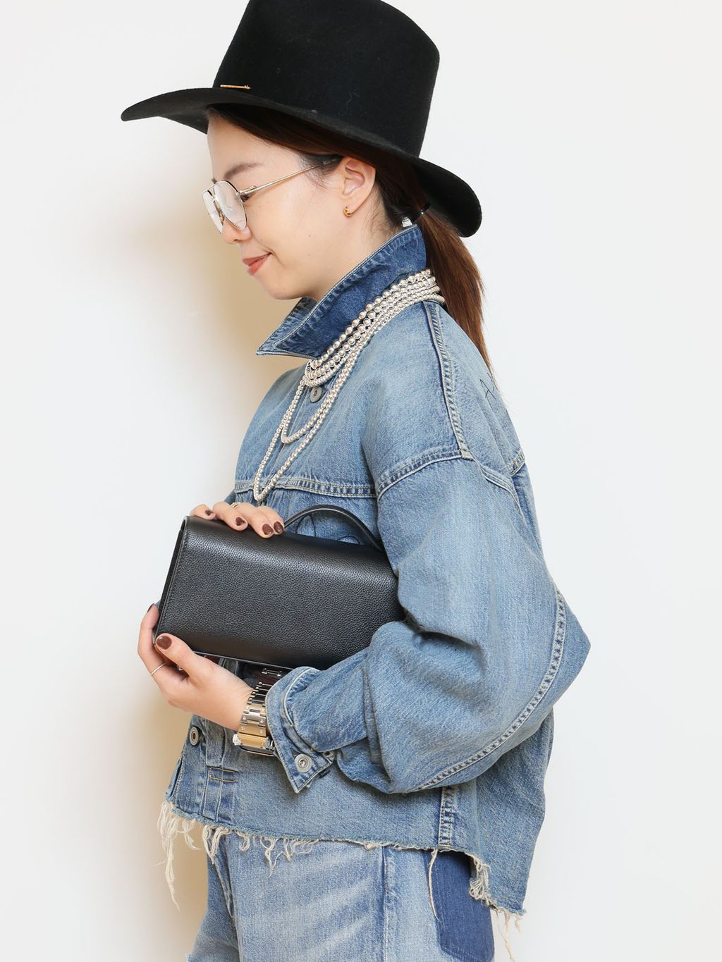 ATTICK BY JOHNBULL/アティック バイ ジョンブル】DAMAGE WIDE デニム