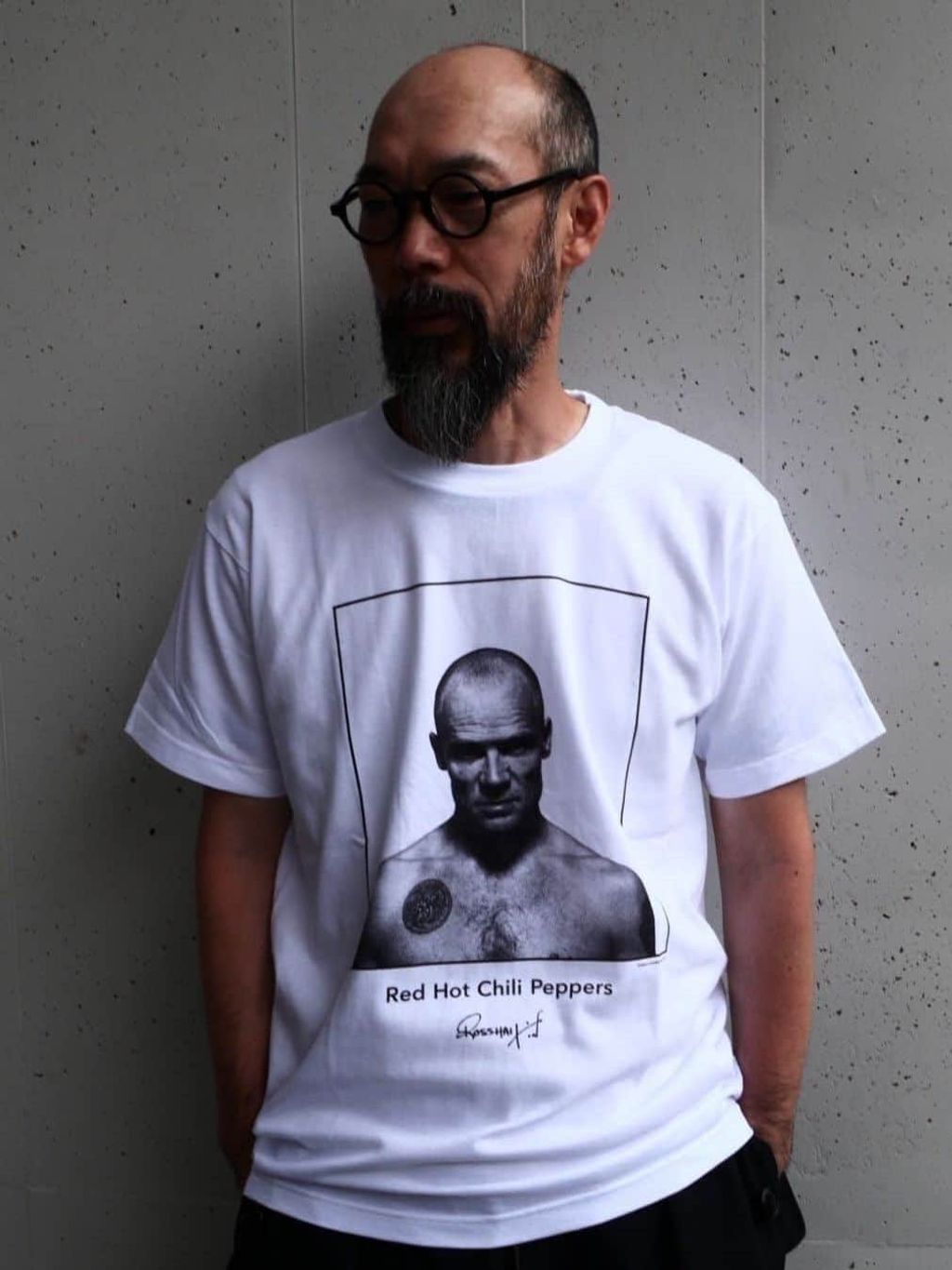レッドホットチリペッパーズ by ロス・ハルフィン プリント Tシャツの