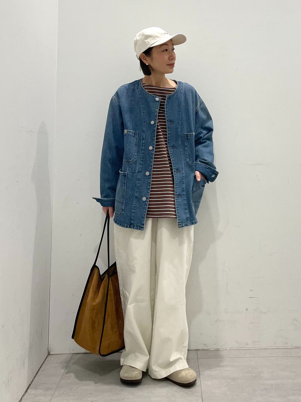 ジャーナルスタンダードレリューム　デニムカバーオール 追加2》11.5ozデニムカバーオールジャケットのコーディネートスナップ