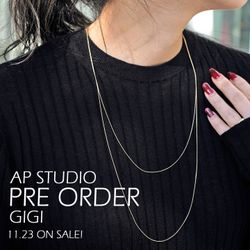 AP STUDIO 【GIGI/ジジ】スクエアケーブルネックレス 予約》【GIGI/ジジ】スクエアケーブルネックレス（ネックレス）｜AP