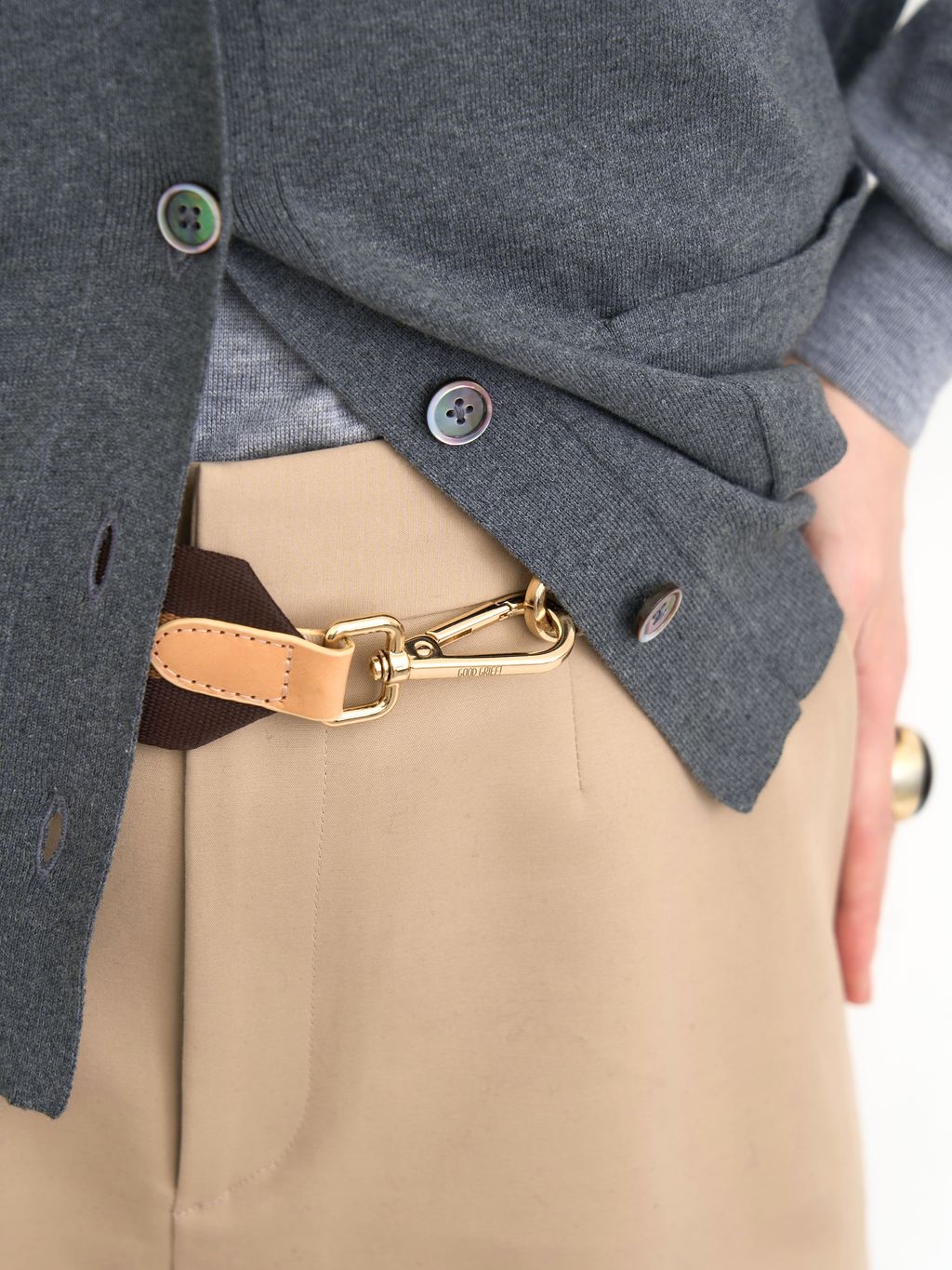 GOOD GRIEF!/グッド グリーフ】 Border Belt(5cm)のコーディネート