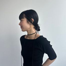 FILMY COTTON 襟付きプルオーバーのコーディネートスナップ（misuzu