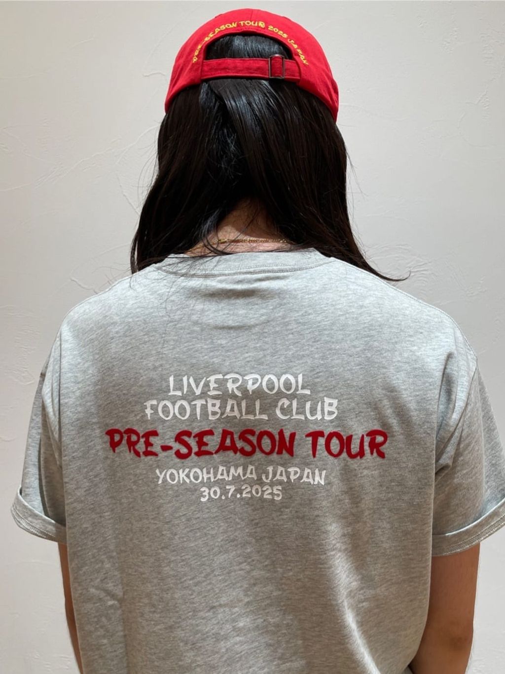 Liverpool FC / リバプール FC】VINTAGE FLOCKING PRINT Tシャツの