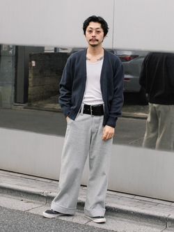 RE-PURPOSE / リパーパス】ジップ カーディガンのコーディネート