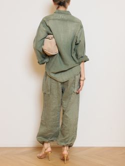 HERILL/ヘリル】HBT linen カーゴパンツのコーディネートスナップ