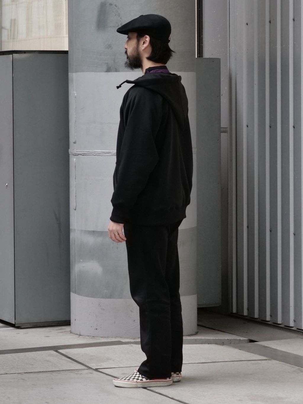 FOUNDOUR/ファウンダ】EX W FACE 2TONE HOODIEのコーディネート