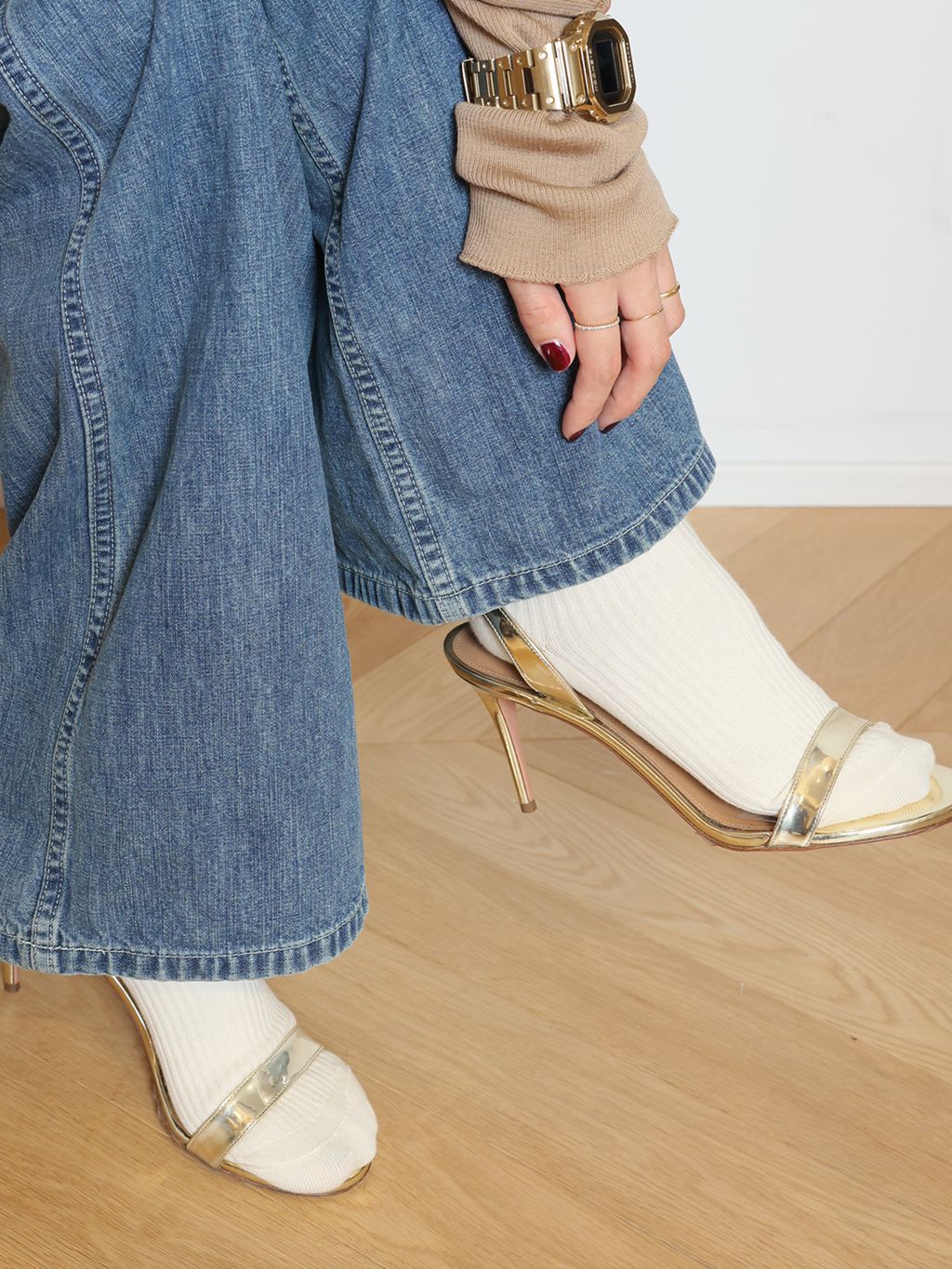 SEVEN ROOMS/セブンルームス】CAMEL/W コートのコーディネートスナップ