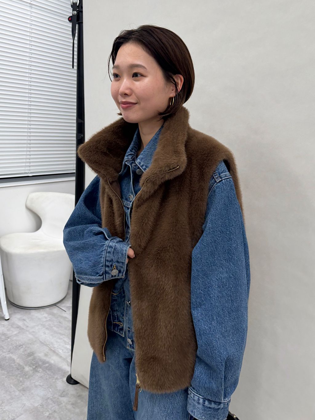 Levi's/リーバイス SLOBE別注 BALLOON SLEEVE TRACKER デニム