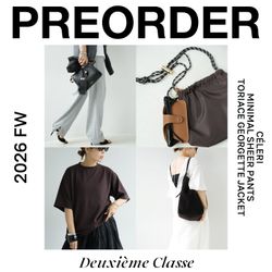 PREORDER｜トリアセジョーゼットジャケットにCELERIの新作の予約会
