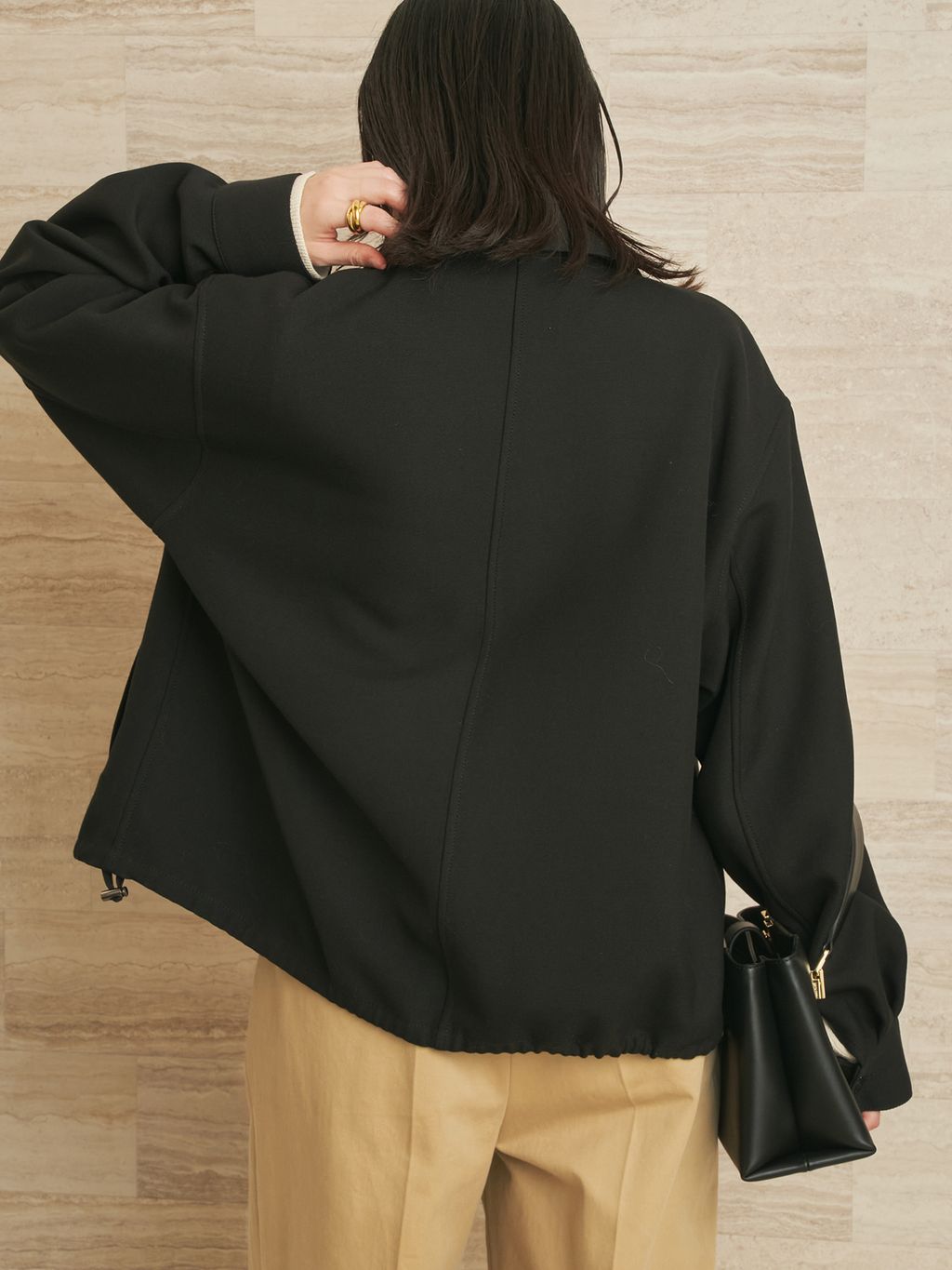 Three shirt ブルゾンのコーディネートスナップ（mizuka）｜Plage