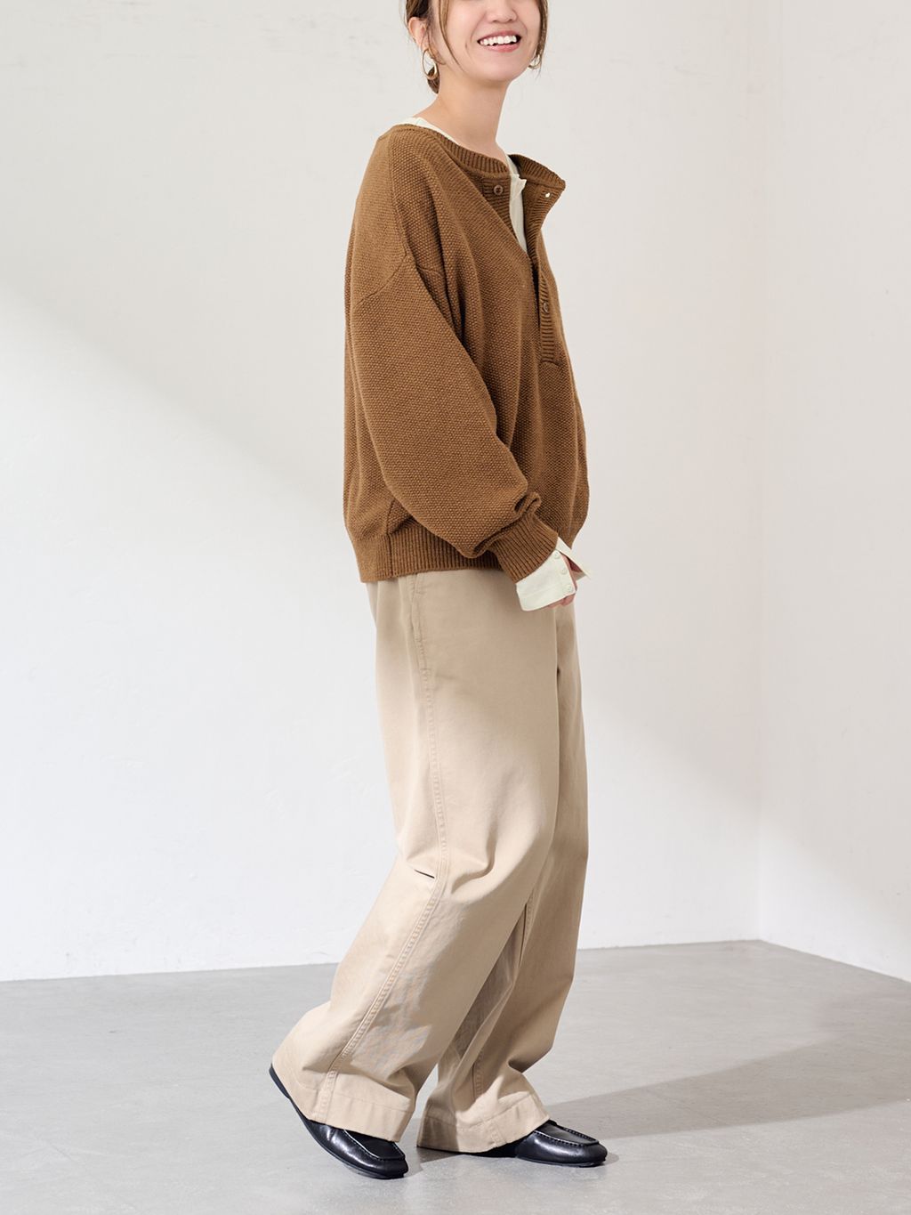 ≪一部カラーWEB限定 / 追加≫OVER SIZED CHINO パンツの