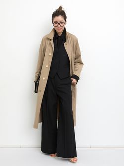 High twist yarn Wide Pantsのコーディネートスナップ（BUYER.N）｜L
