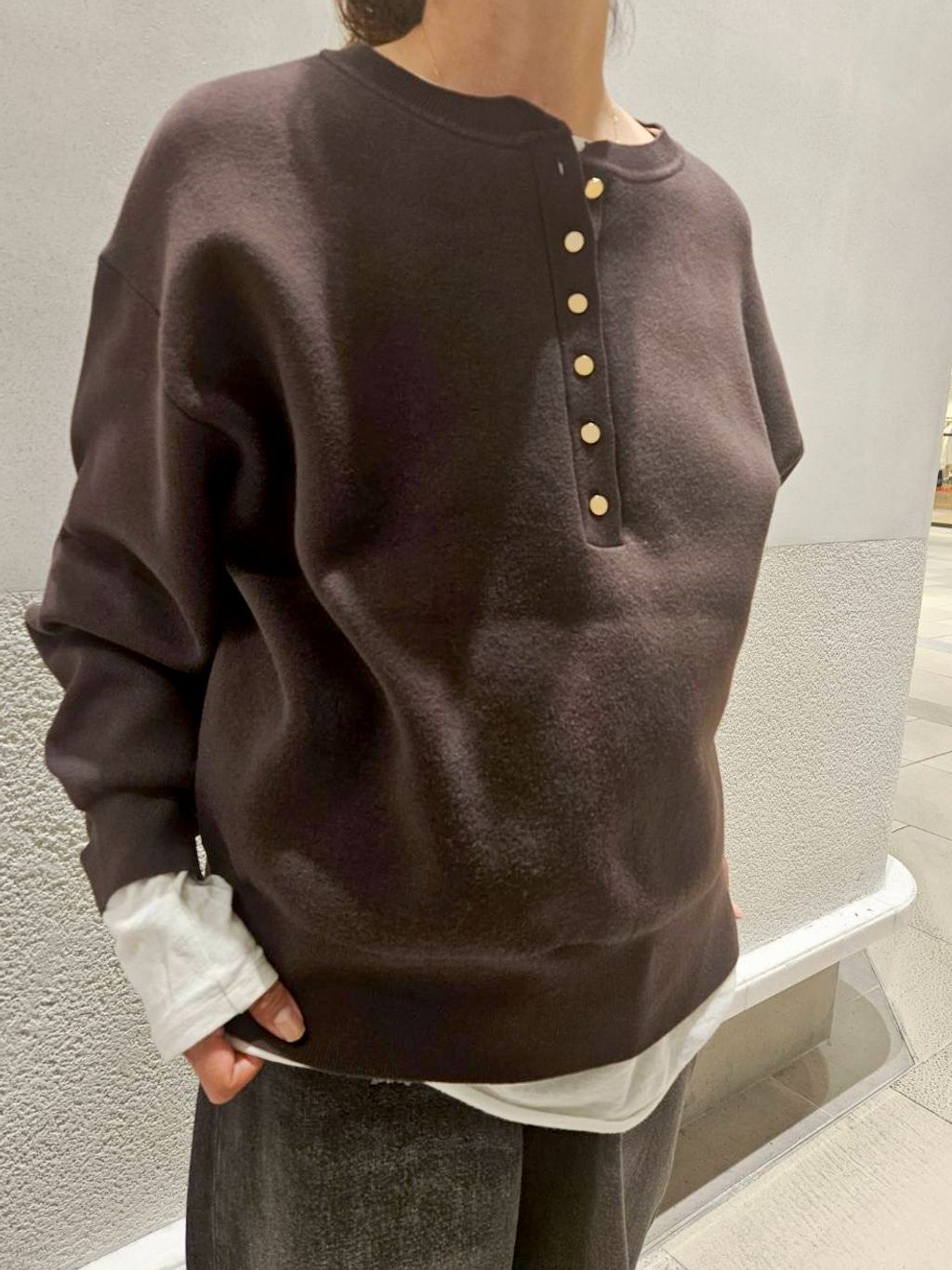 追加3》S160スタンドカラーショートコートのコーディネートスナップ