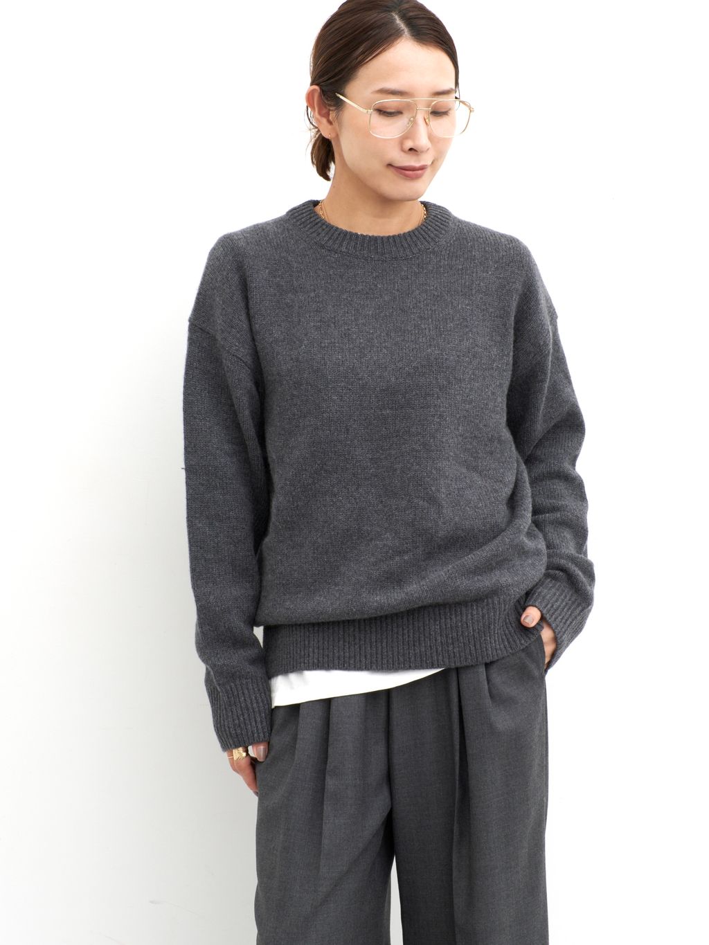 GOOD GRIEF!/グッド グリーフ】 ROUGH-COT HENLEY NECK TOPの