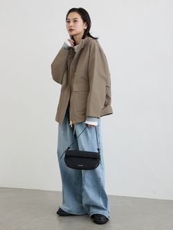 グログランZIPフードブルゾンのコーディネートスナップ（murakamifuna