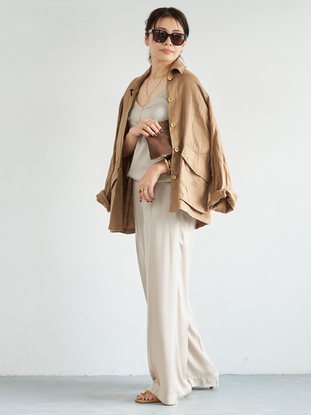 OGLINEN COVERALL ジャケットのコーディネートスナップ（KANAGAWA
