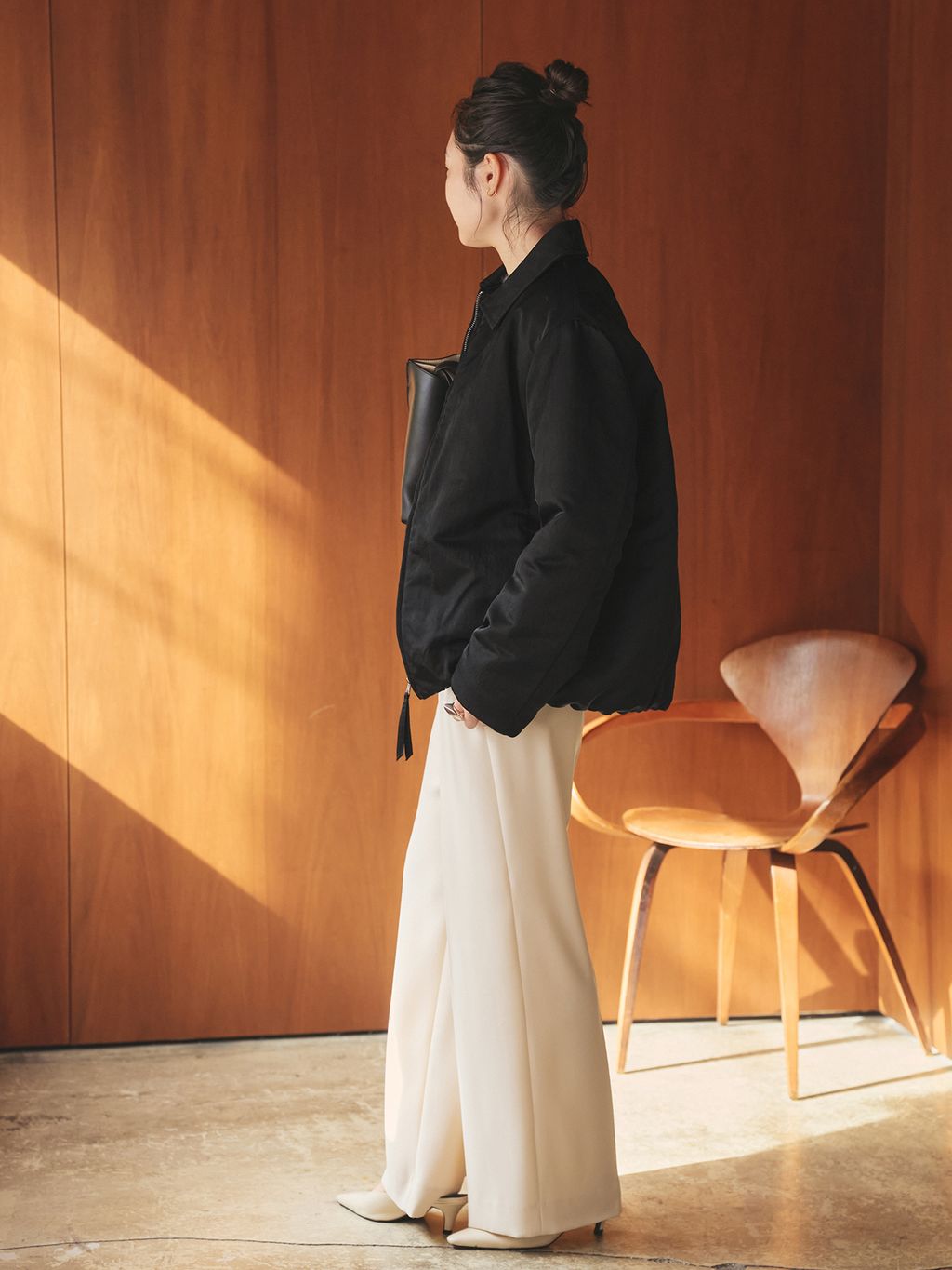 予約》CALUX / キャラクス 別注 ZIP ブルゾンのコーディネートスナップ