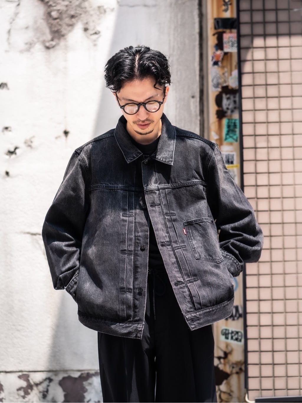 Levi's(リーバイス) 30th 別注 Type 1 Trucker Jacket BLACKの