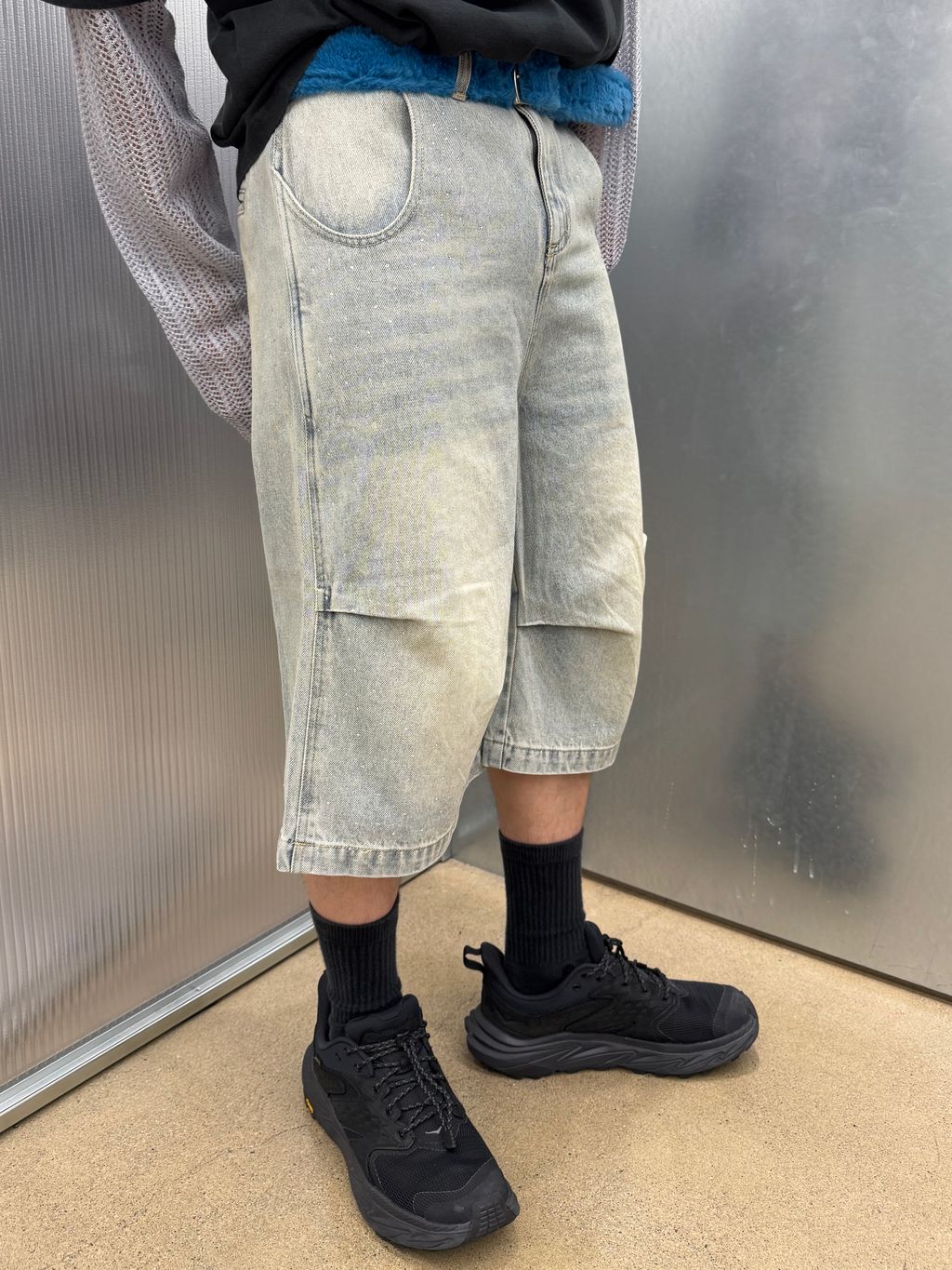 ラインストーン デニムショーツ / J Rhine Stone Denim Shortsの